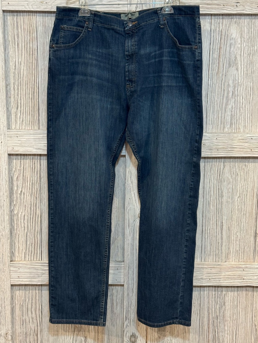 Wrangler Indigo Straight Leg Jeans Sz 40X34
